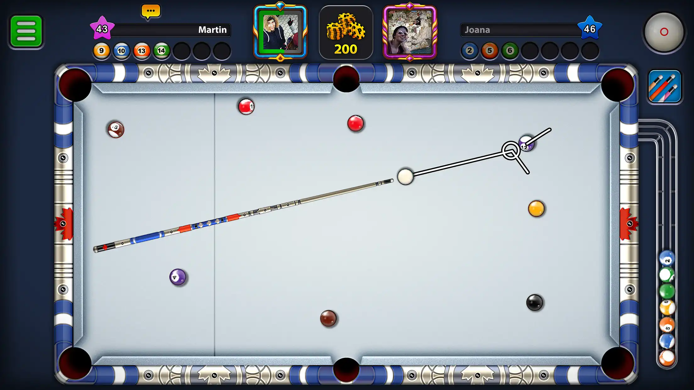 8 Ball Pool (Guide Line) screenshot 3