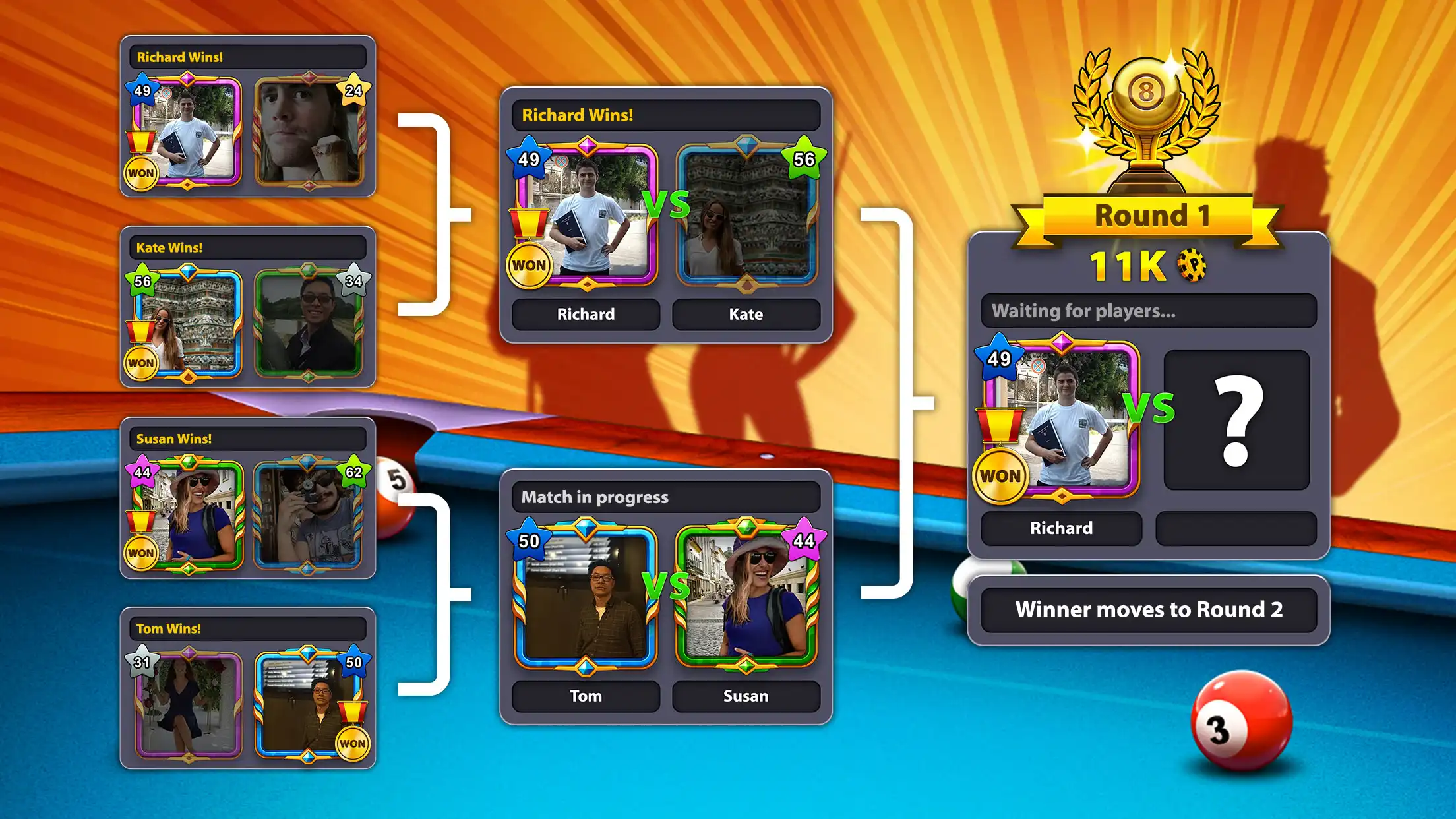 8 Ball Pool (Guide Line) screenshot 4