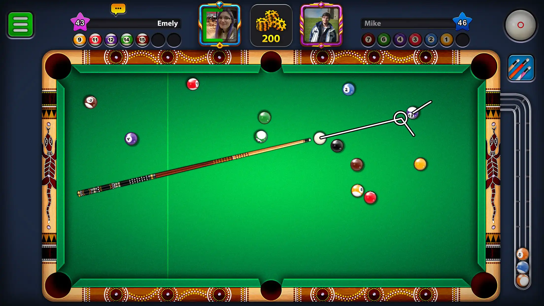8 Ball Pool (Guide Line) screenshot 7