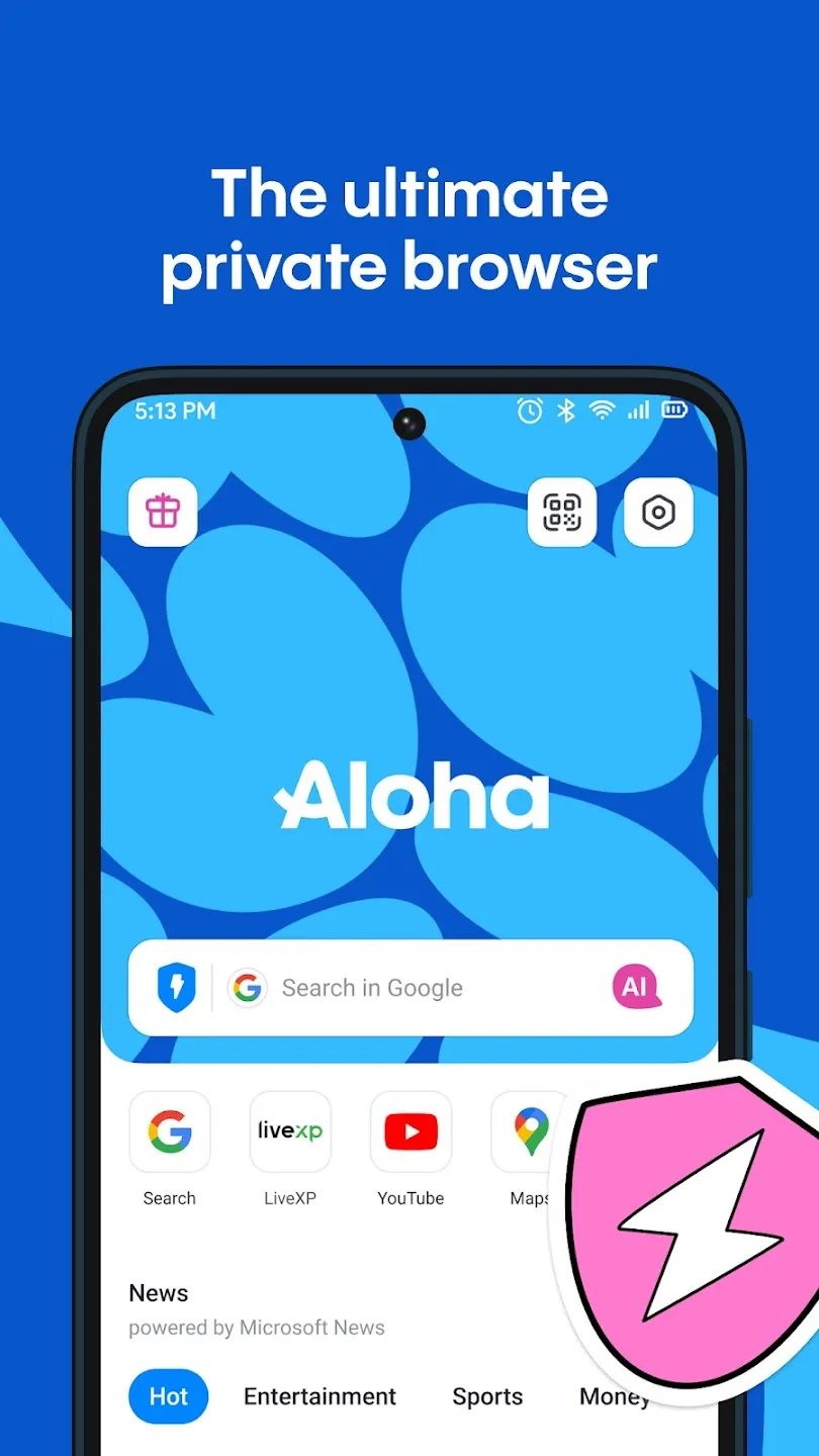 Aloha Browser (Premium unlocked) screenshot 1