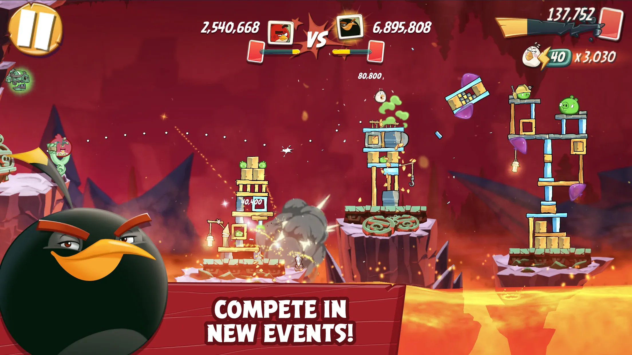 Angry Birds 2 (Unlimited Gems) screenshot 3