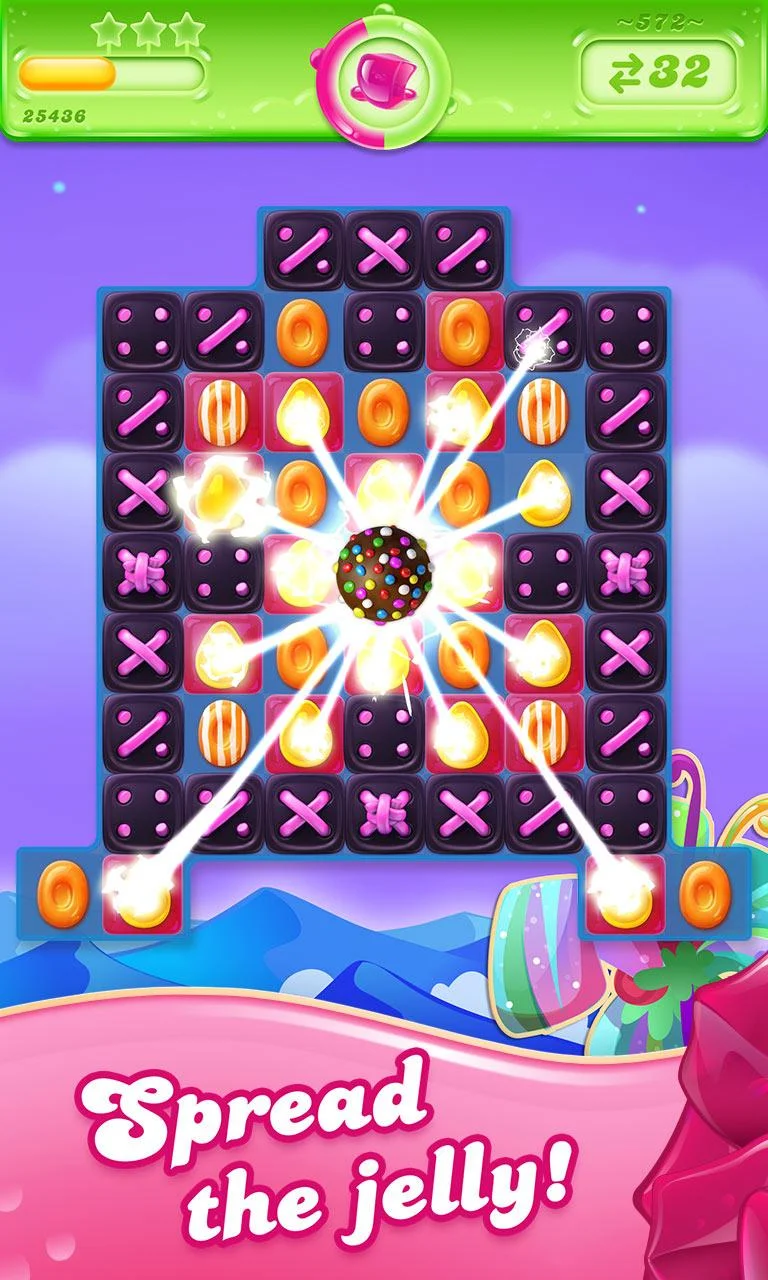 Candy Crush Jelly Saga (Mod) screenshot 1