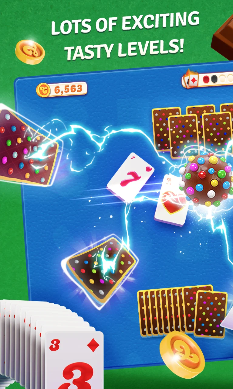 Candy Crush Solitaire (Mod Menu) screenshot 2