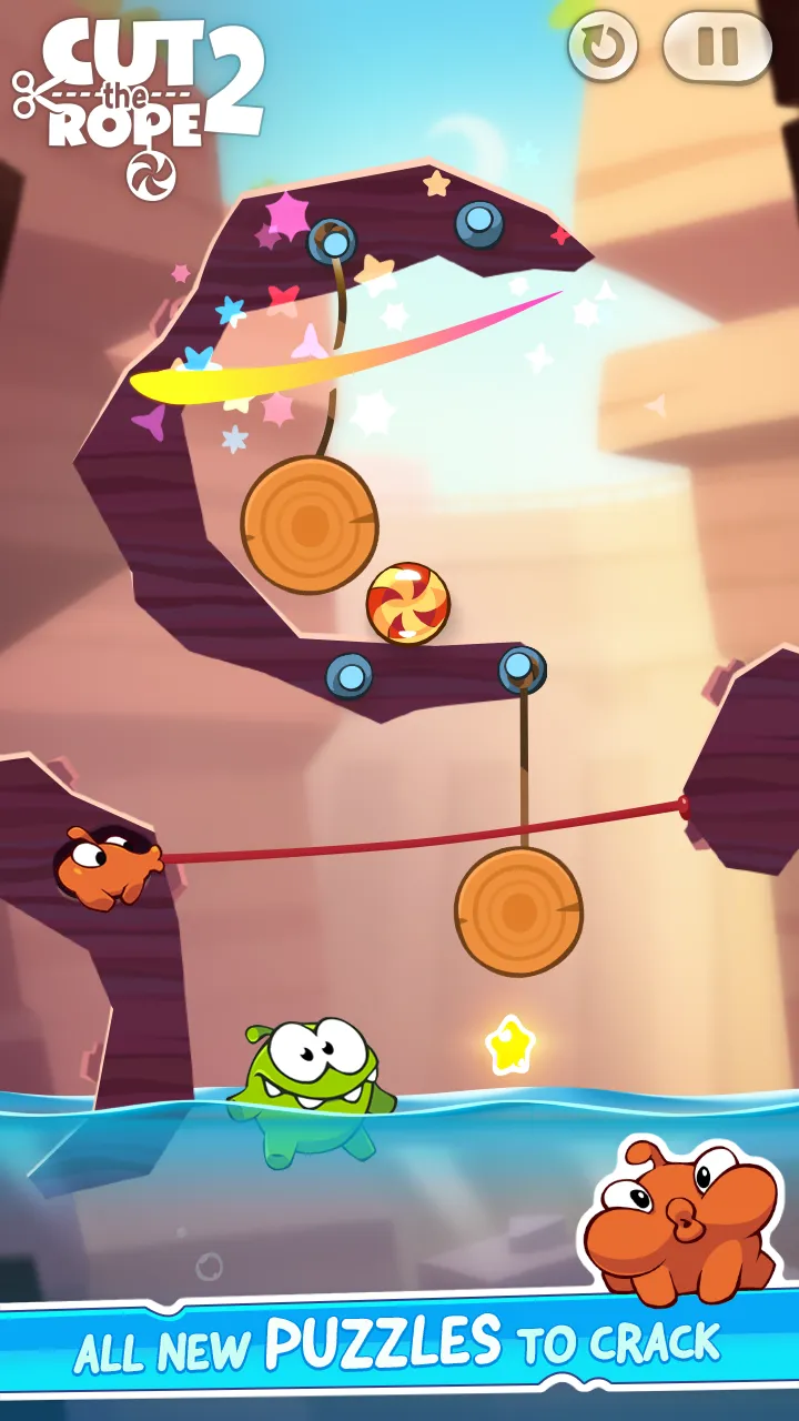 Cut the Rope 2 (Unlimited Candy Coins) screenshot 3