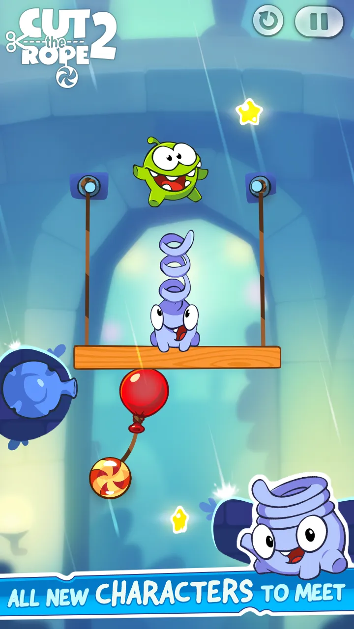 Cut the Rope 2 (Unlimited Candy Coins) screenshot 4