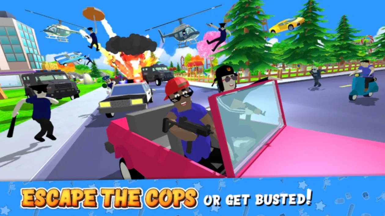 Dude Theft Wars Offline & Online Multiplayer Games (Unlimited Currency & Access All Weapons) screenshot 1