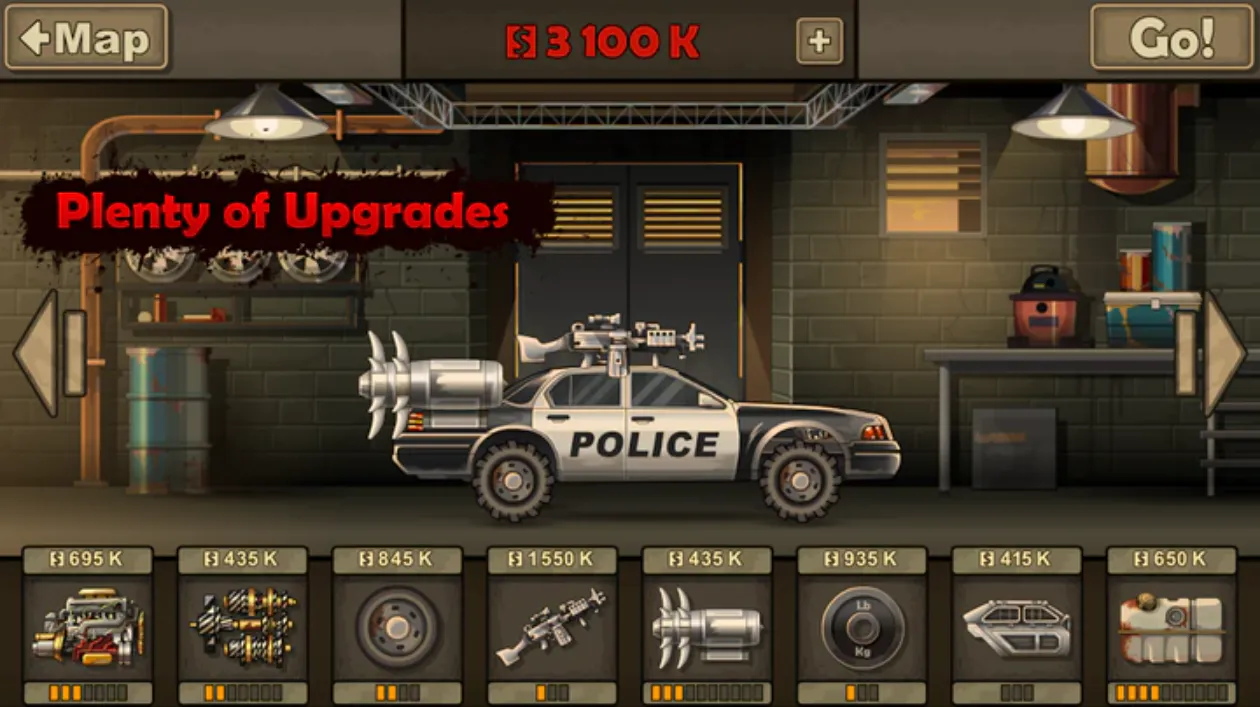 Earn to Die 2 (Unlimited Fuel & Unlocked All Car Upgrades) screenshot 3