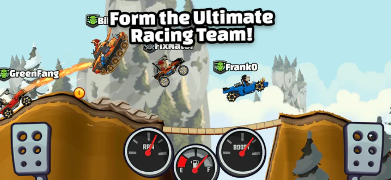 Hill Climb Racing 2 (Unlimited Money & Cars) screenshot 1
