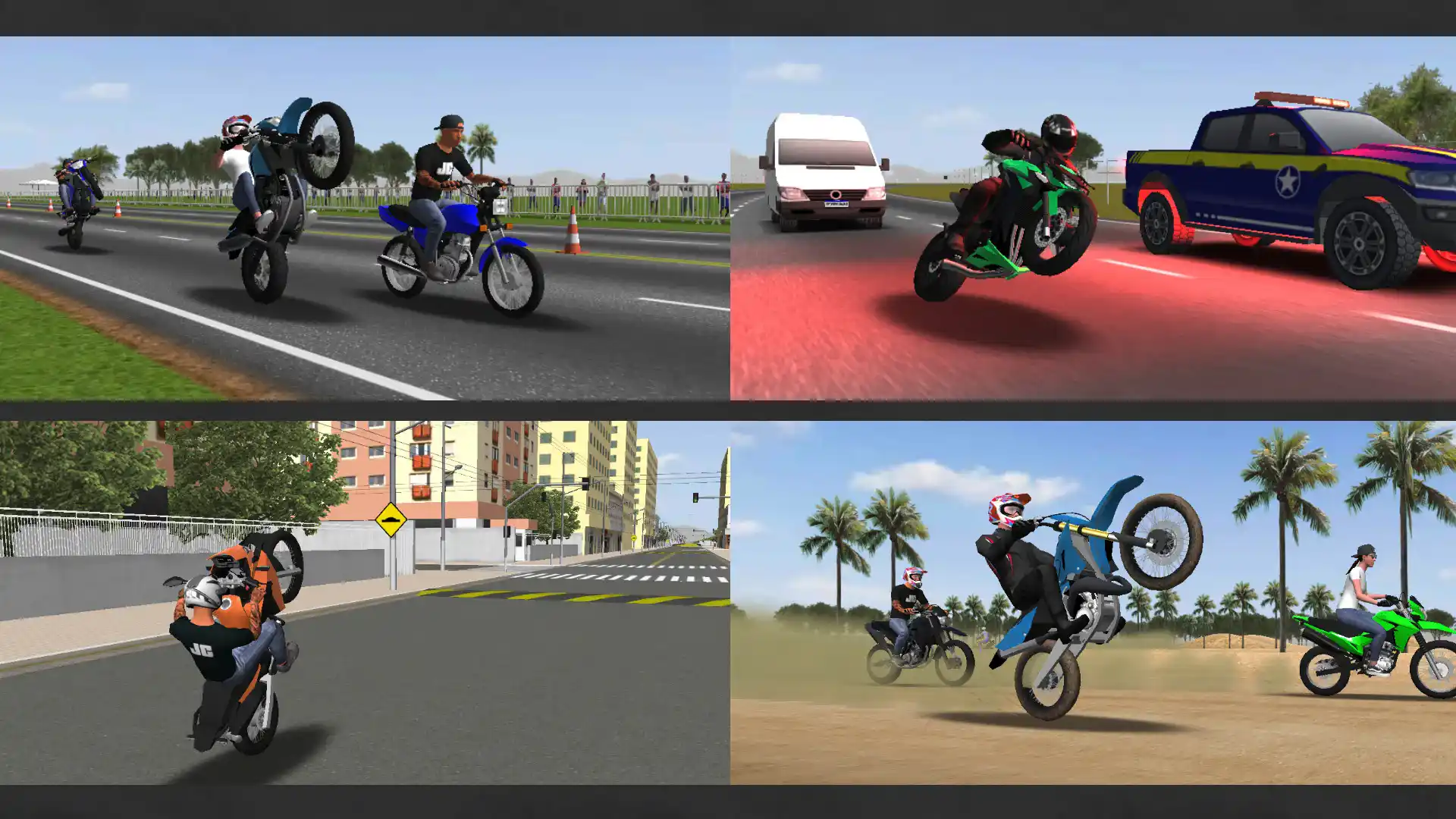 Moto Wheelie 3D (Unlocked Motorbikes) screenshot 1