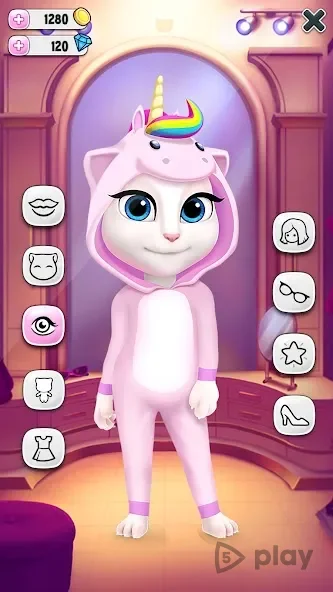 My Talking Angela (Unlimited Coins & Diamonds) screenshot 2