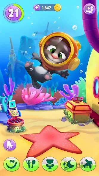 My Talking Tom 2 (Unlimited Gold & Stars) screenshot 4