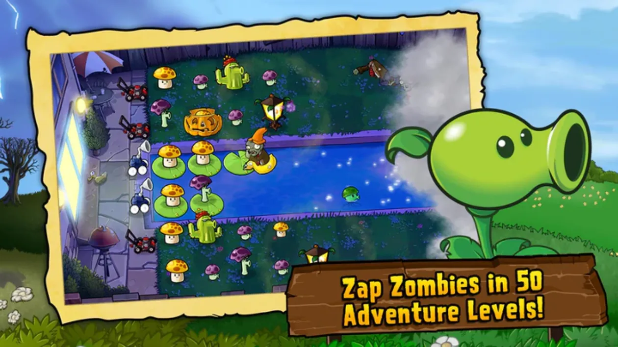 Plants vs. Zombies FREE (Unlimited Sunlight & Unlocked All Plants) screenshot 1