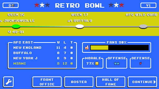 Retro Bowl (Unlimited Credits) screenshot 6