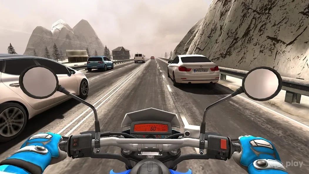 Traffic Rider Mod Apk (Unlimited Money) screenshot 1