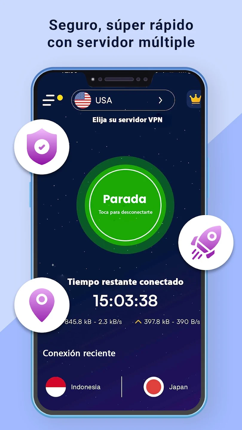 VPN Pronto (Premium Unlocked) screenshot 1