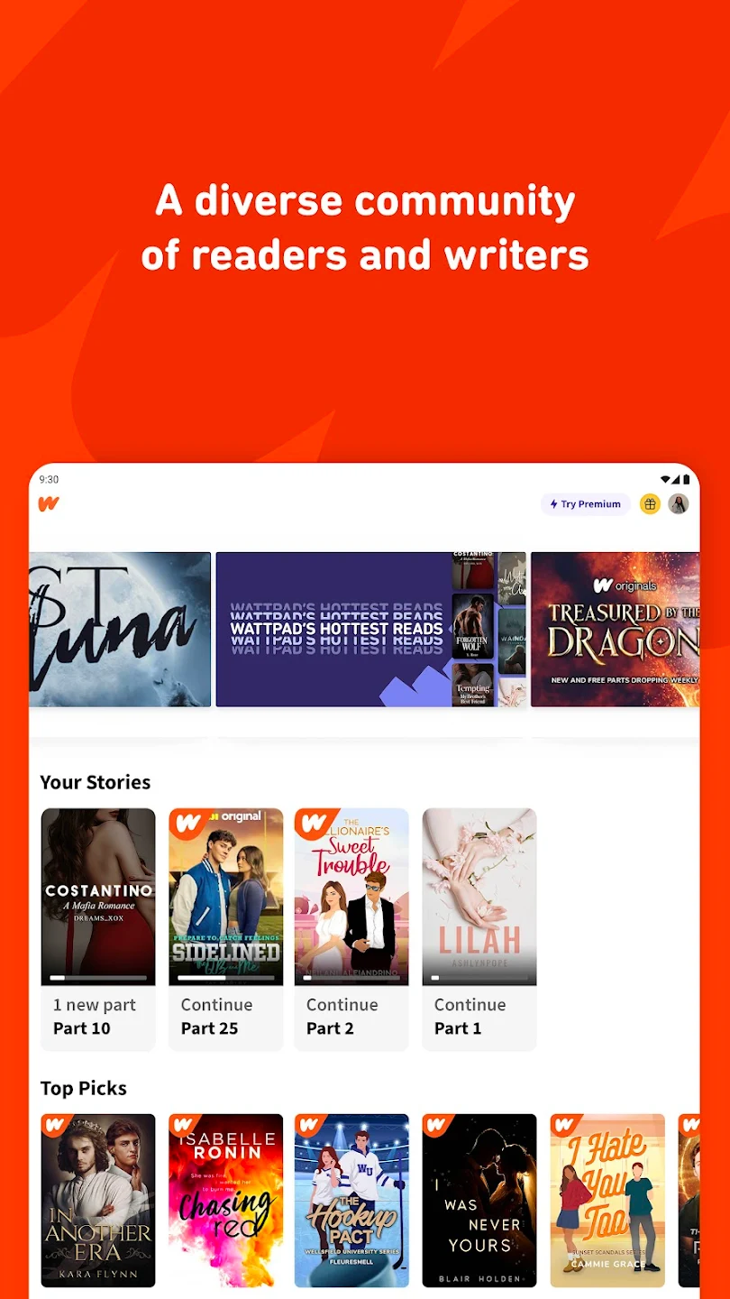 Wattpad (Premium Unlocked) screenshot 3