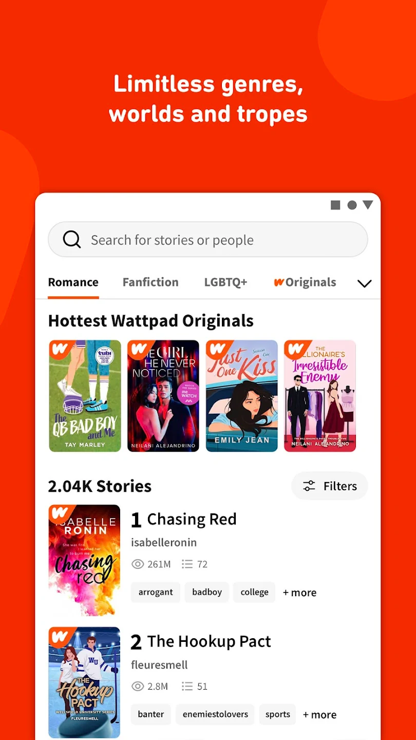 Wattpad (Premium Unlocked) screenshot 7