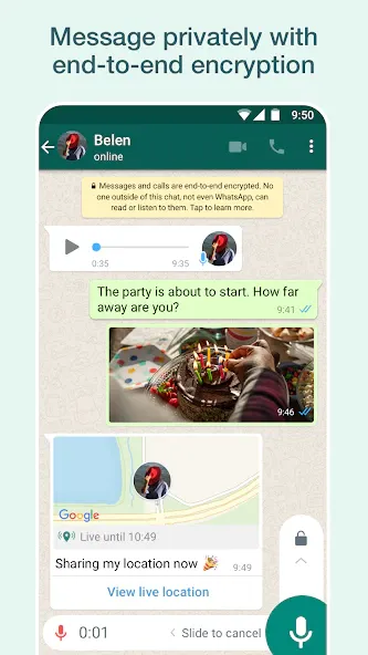 WhatsApp Messenger (No Ads) screenshot 2