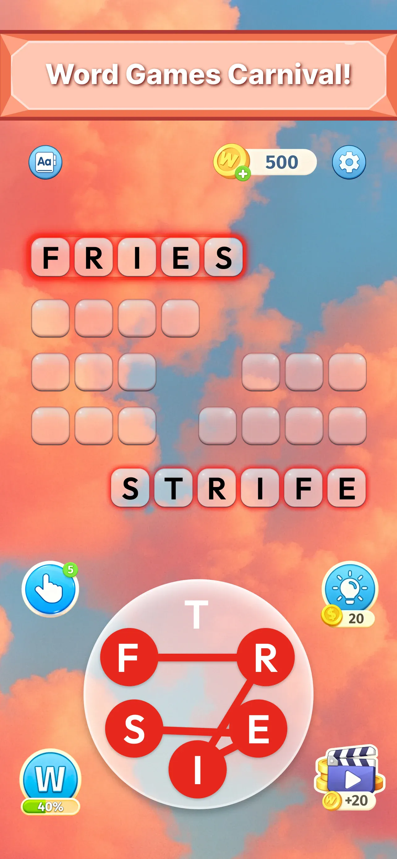 Word Trip (Unlimited Money) screenshot 1